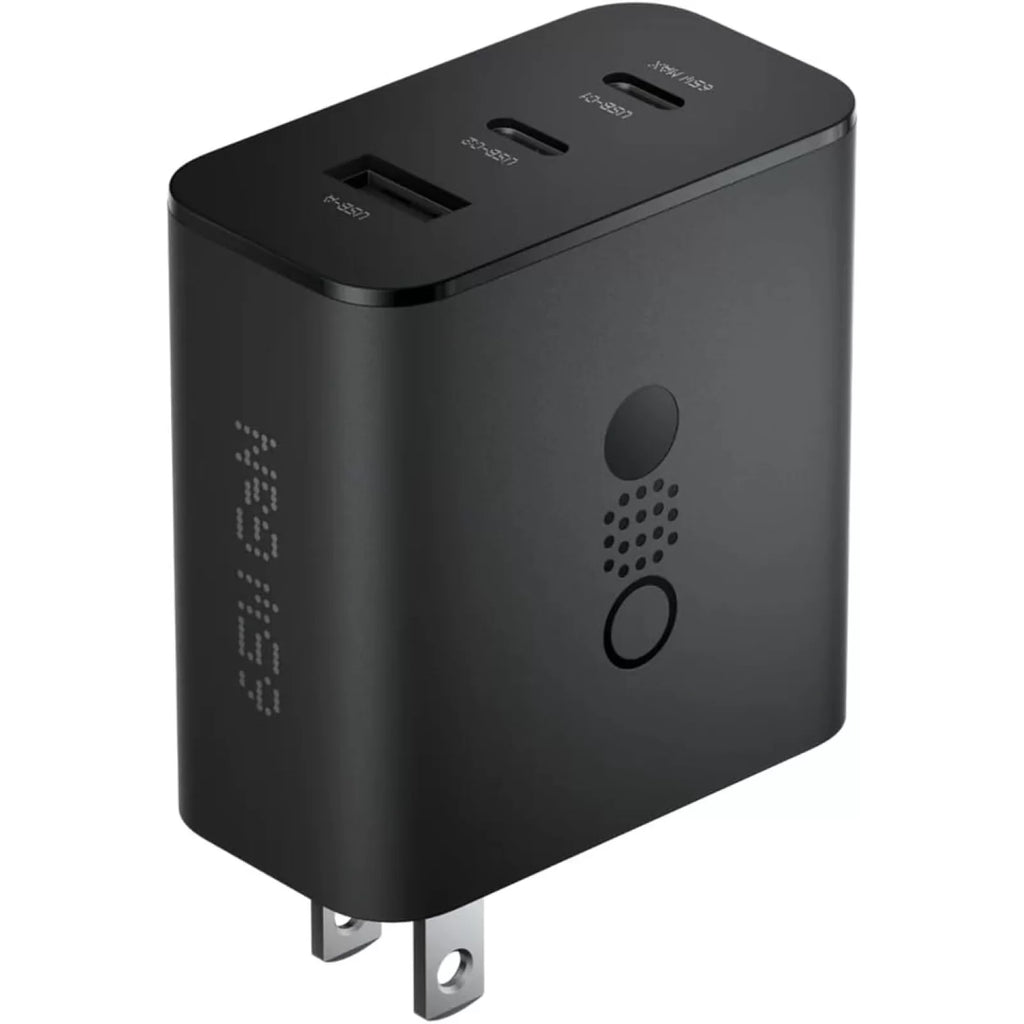 gaN charger 65W GaN CHARGER WITH LATEST GaN TECHNOLOGY Black